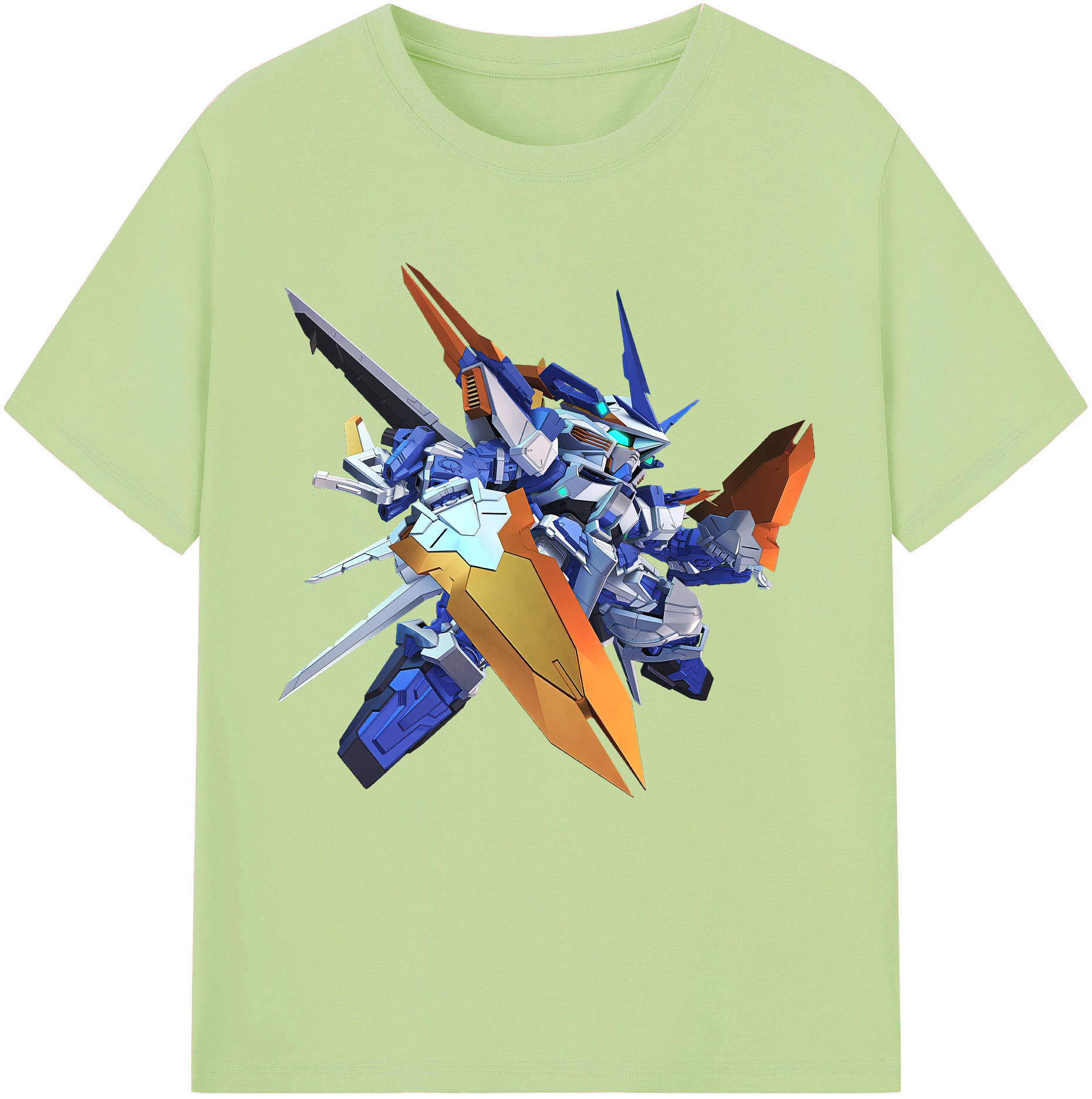 （画像用） 機動戦士ガンダム Mobile Suit Gundam 綿100％半袖Tシャツ（フロントプリント）